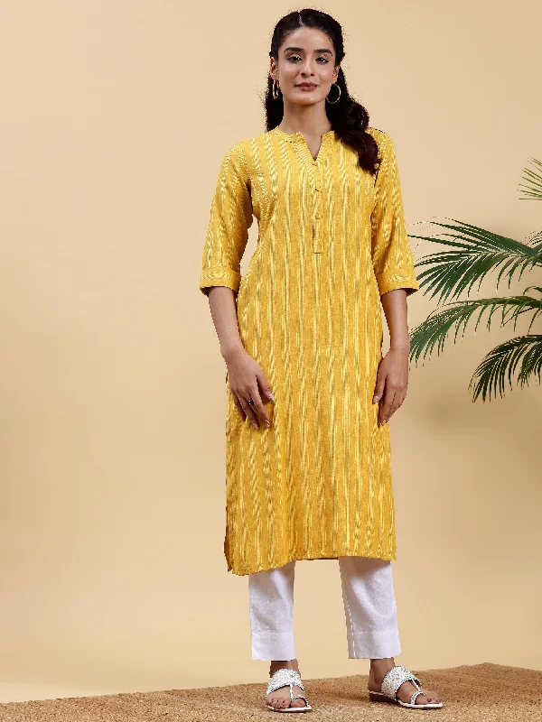 Mini cocktail dresses with a pleated bodice and a spaghetti - strap backYellow Woven Design Rayon Straight Kurta Mini cocktail dresses with a pleated bodice and a spaghetti - strap backYellow Woven Design Rayon Straight Kurta