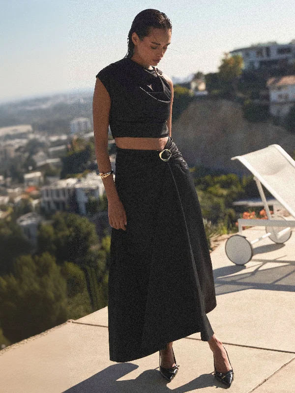 Sheath - style wedding guest dresses with lace overlaysZADIE SKIRT
