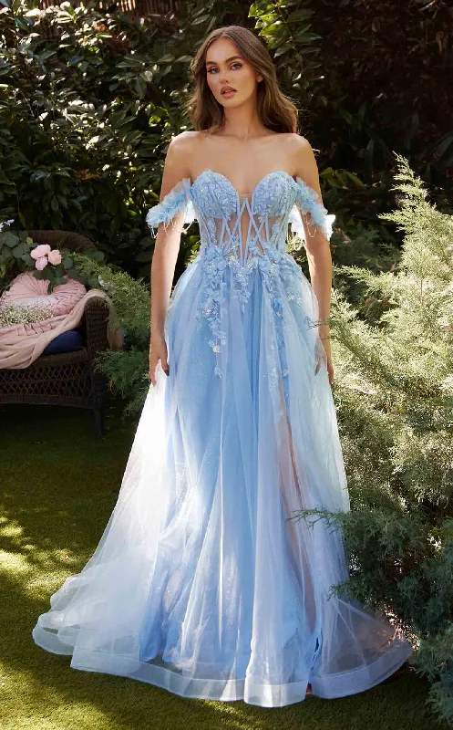 Sheath formal dresses with metallic thread detailing for a modern promAndrea and Leo A1237 Dress