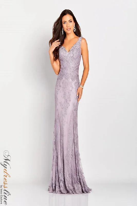 Formal dresses with ruched back panels and button - down fronts for a unique and flattering fitCameron Blake 119662