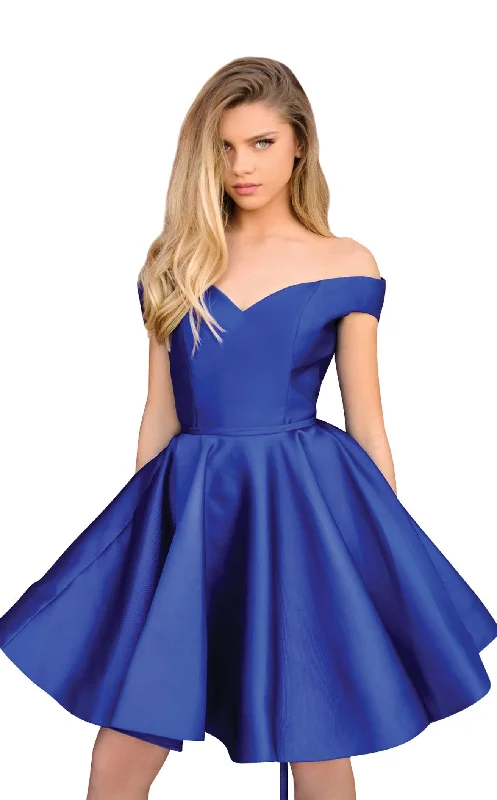 Party dresses with a unique neckline, like a sweetheart or square neck​Clarisse S3442 Dress