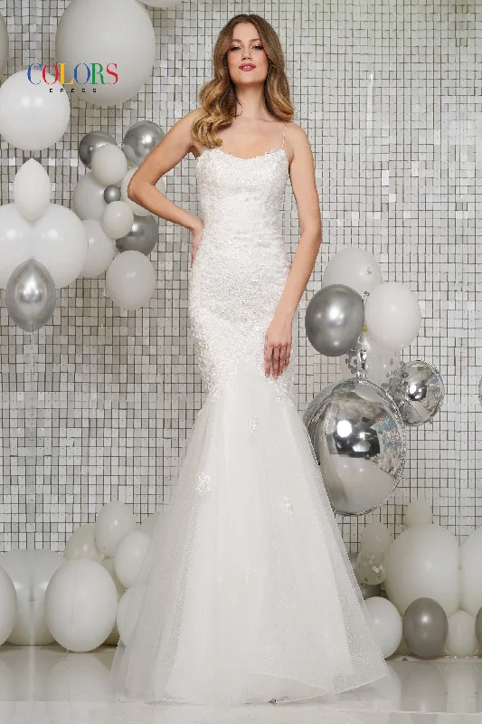 Strapless formal dresses with tulle skirts for a classic prom lookColors 2490