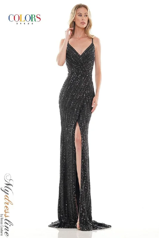 Formal dresses with asymmetric ruffled hems and high - low designs for a fashion - forward and dynamic appearanceColors 2659