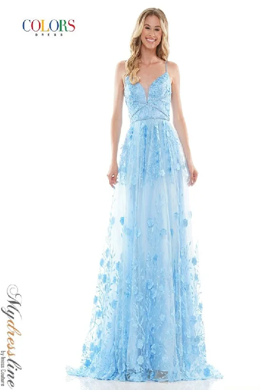 Formal dresses with tiered skirts and pearl embellishments for a luxurious feelColors 2726