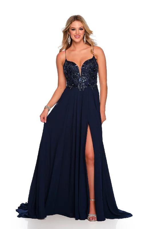 Formal dresses with gathered bodices and wide - leg skirts for a comfortable and stylish silhouetteDave and Johnny 11241 Dress