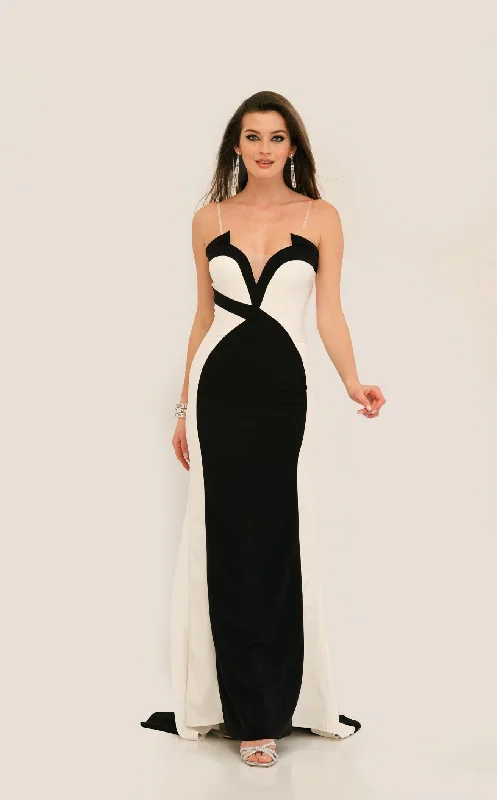 Prom dresses with lace - trimmed hems and off - the - shoulder necklines for a delicate lookDave and Johnny 11296 Dress