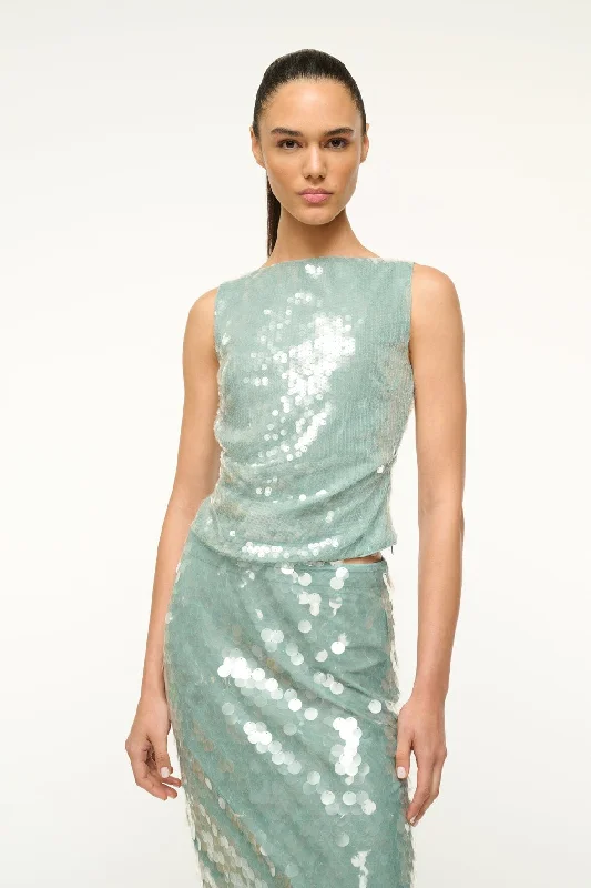 Sheath formal dresses with metallic thread detailing for a modern promETON TOP | MIST