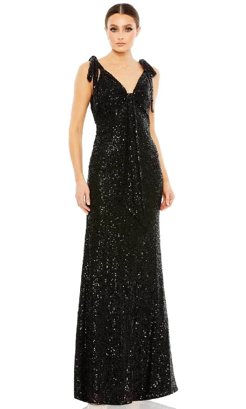 Formal dresses with side - slit pockets and beaded accents for a practical and stylish formal eventIeena Duggal 26693 - Sequined Sleeveless Prom Dress