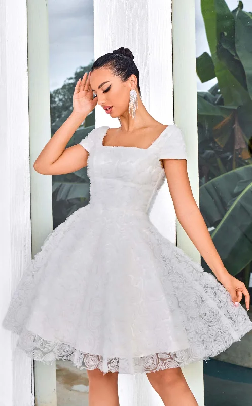 Cocktail party dresses in a classic little black dress style​Jadore J24088 Dress