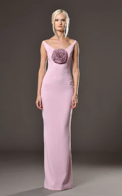 Prom dresses with cold - shoulder ruffled sleeves and floral prints for a romantic and fashionable styleJean Louis Sabaji 600848 Dress