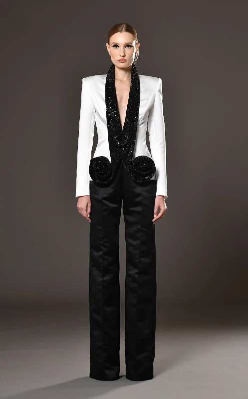 Long - train formal dresses in chiffon for a dramatic prom entranceJean Louis Sabaji 600853 Jumpsuit