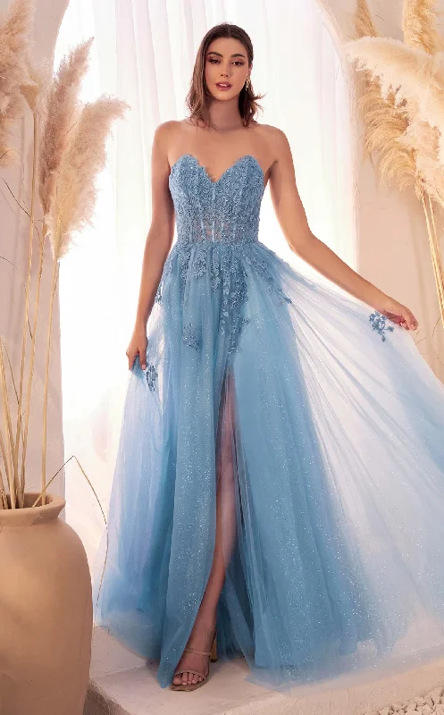 Prom dresses with one - shoulder ruffled straps and geometric patterns for a contemporary and eye - catching formal eventLaDivine C148 Dress