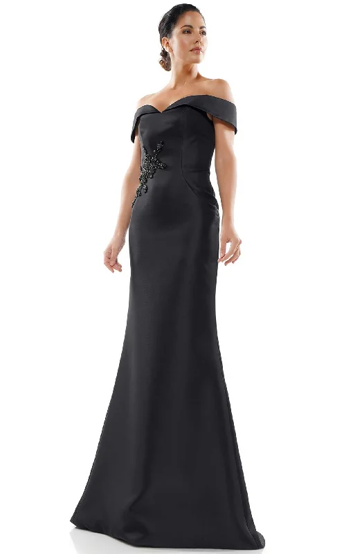 Formal dresses with abstract print panels and rhinestone embellishments for a unique formal eventMarsoni MV1003 Dress
