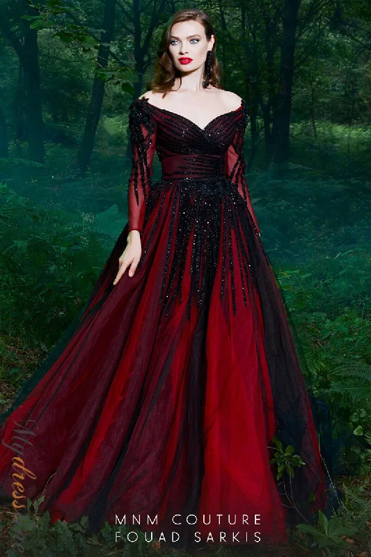 Strapless formal dresses with tulle skirts for a classic prom lookMNM Couture 2490