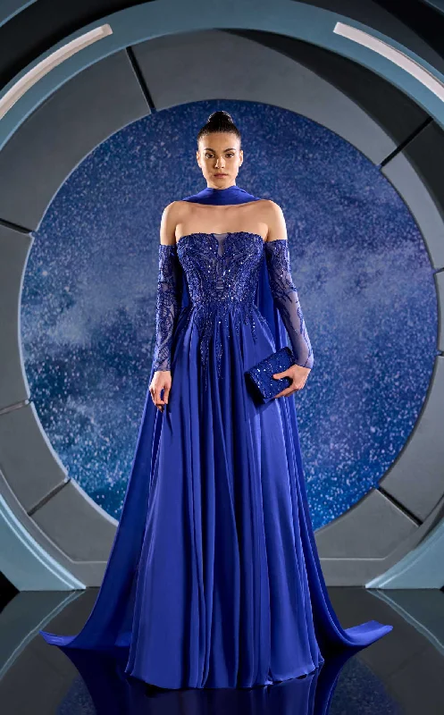Formal dresses with tiered lace skirts and off - the - shoulder necklines for a feminine and elegant formal appearanceReverie Couture FW24120 Dress