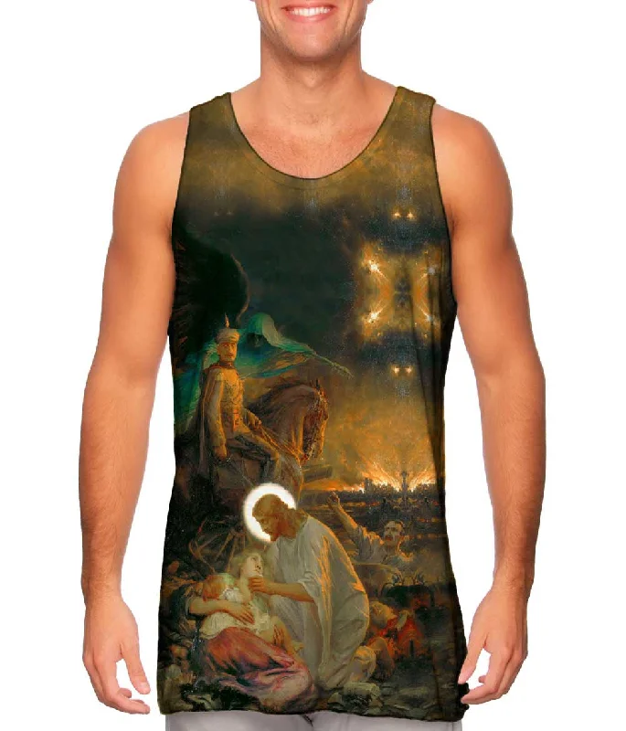 Scoop Neck Women's Linen Blend Tank Tops for SummerCharles Ernest Butler - "Blood and Iron" (1916) Scoop Neck Women's Linen Blend Tank Tops for SummerCharles Ernest Butler - "Blood and Iron" (1916)