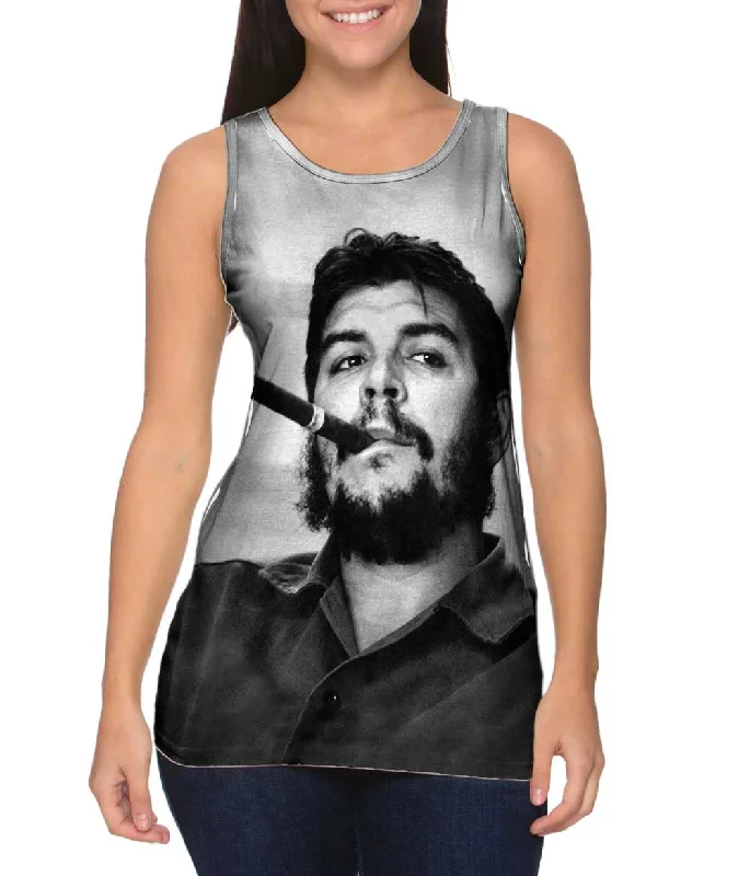 Women's Sleeveless Ribbed Tank Tops for a Trendy LookChe Guevara - "Mind Of A Visionary" Women's Sleeveless Ribbed Tank Tops for a Trendy LookChe Guevara - "Mind Of A Visionary"