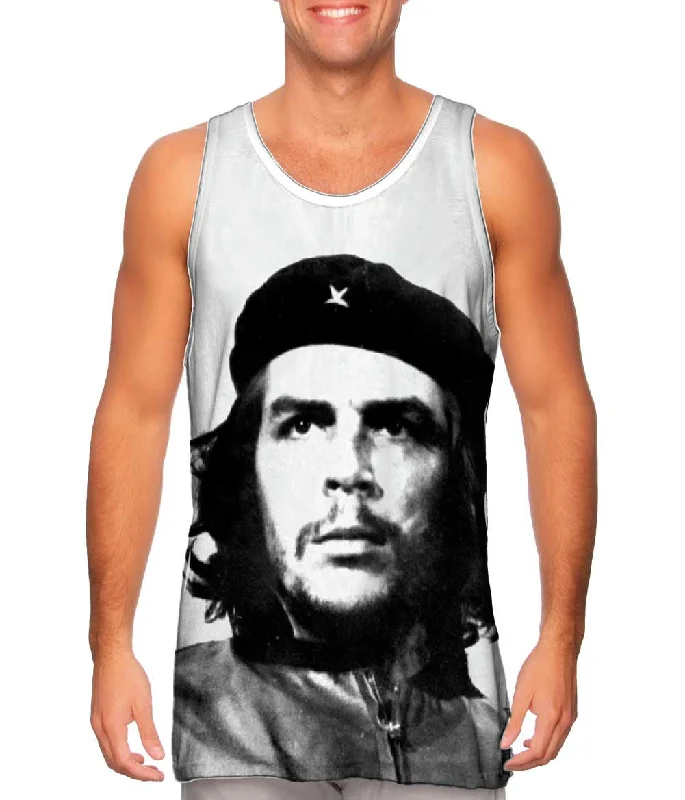 Plus Size Women's Ruffled Hem Tank Tops with Floral PrintsChe Guevara - "Vision Of A Revolutionary" Plus Size Women's Ruffled Hem Tank Tops with Floral PrintsChe Guevara - "Vision Of A Revolutionary"