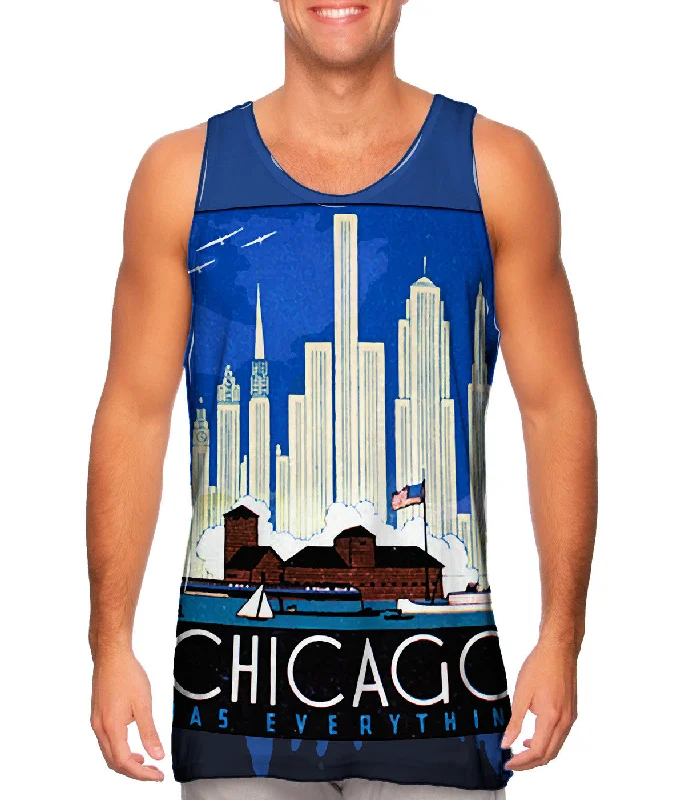 Plus Size Women's Glitter - Trimmed Tank Tops for Party NightsChicago Has Everything 057 Plus Size Women's Glitter - Trimmed Tank Tops for Party NightsChicago Has Everything 057