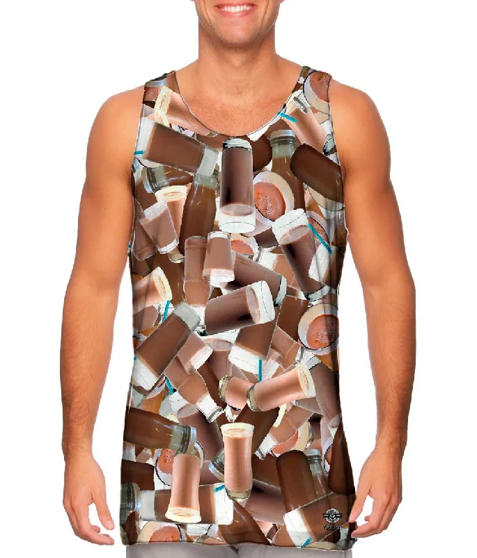 Plunge Neck Women's Seamless Tank Tops for a Smooth FitChocolate Milk Jumbo