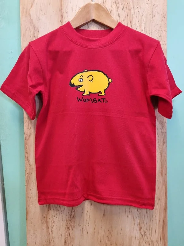 Moisture - wicking cover ups for staying dry during beach activitiesOzi Varmints Cotton Solid T-Shirt - Wombat