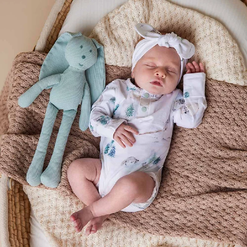Ruffled Bodysuits with a Playful and Feminine TouchArctic Long Sleeve Organic Bodysuit