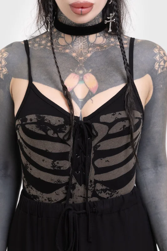 Plus - Size Bodysuits with a Comfortable and Flattering FitBone Chiller Bodysuit