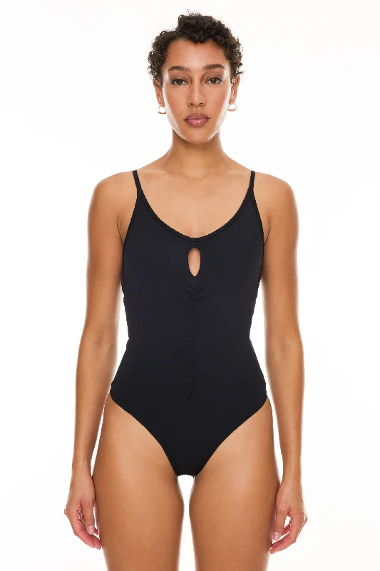 Plus Size Women's Button - Down One - Pieces in Light Blue for a Casual and Comfortable Day OutCore Bodysuit - Black Plus Size Women's Button - Down One - Pieces in Light Blue for a Casual and Comfortable Day OutCore Bodysuit - Black