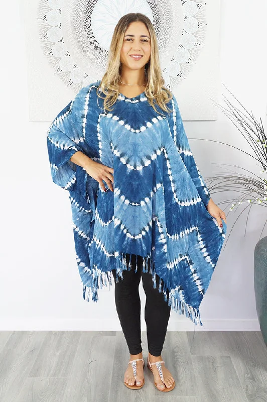 Beach - themed embroidery cover ups for a unique and personalized touchCulture Tie Dye Cover Up