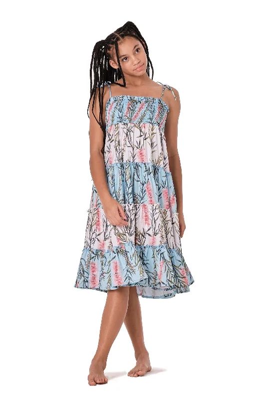 Bohemian - style cover ups for a free - spirited beach aestheticDress To Impress - Tropical Garden White (FINAL SALE) Bohemian - style cover ups for a free - spirited beach aestheticDress To Impress - Tropical Garden White (FINAL SALE)