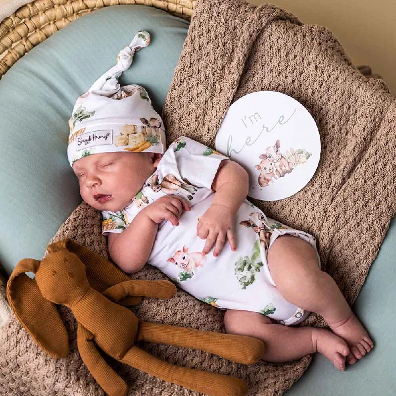 Button - Front Bodysuits with a Classic and Timeless AppealFarm Short Sleeve Organic Bodysuit