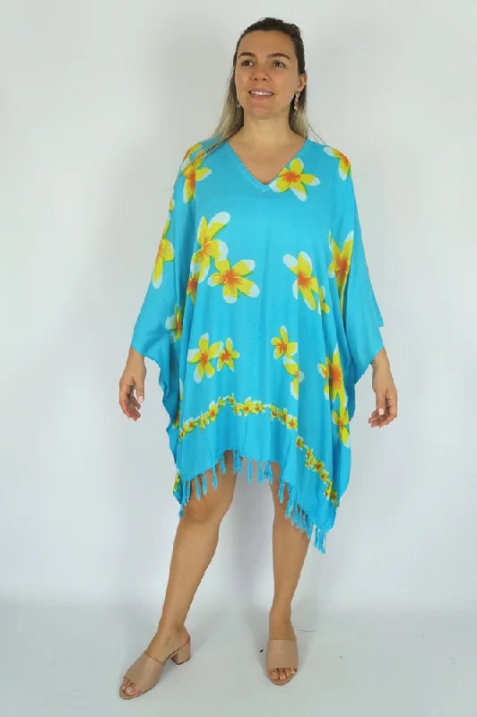 Maternity stretchy cover ups for pregnant beachgoersFrangipani Cover Up