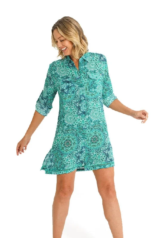 Belted cover ups for a more structured and fashionable lookJantzen Chantille Button Through Shirt