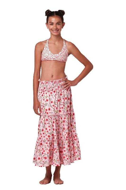 Split - hem cover ups for a more dynamic and stylish appearanceJust Flow - Blossom Long Skirt Split - hem cover ups for a more dynamic and stylish appearanceJust Flow - Blossom Long Skirt