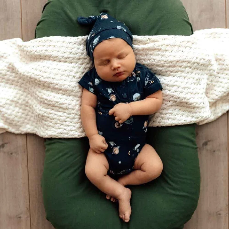 Plus - Size Bodysuits with a Comfortable and Flattering FitMilky Way Short Sleeve Organic Bodysuit