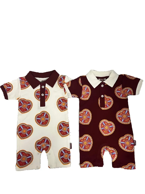 High - Neck Bodysuits for a Modest and Sophisticated LookMulti Crest 2 Pack Romper