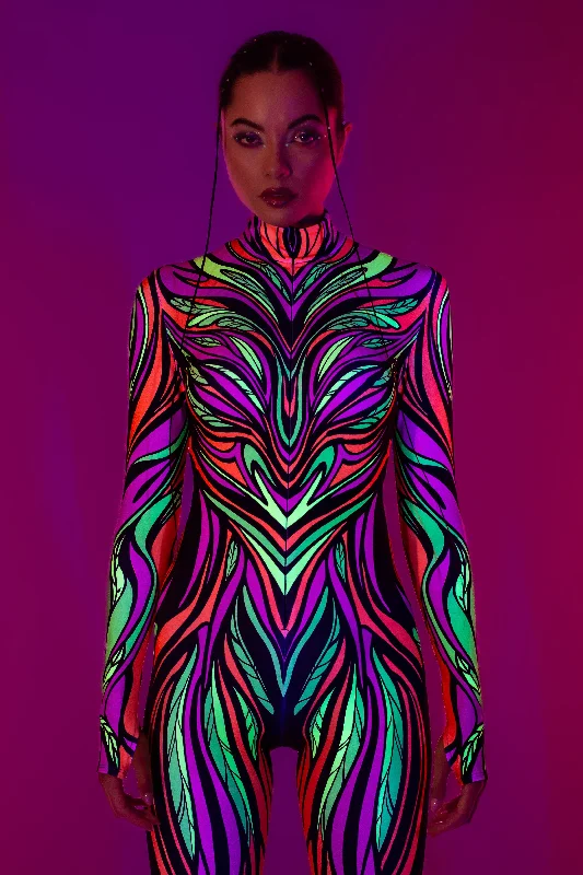 Compression Bodysuits for Post - Workout RecoveryNeon Lullaby Costume