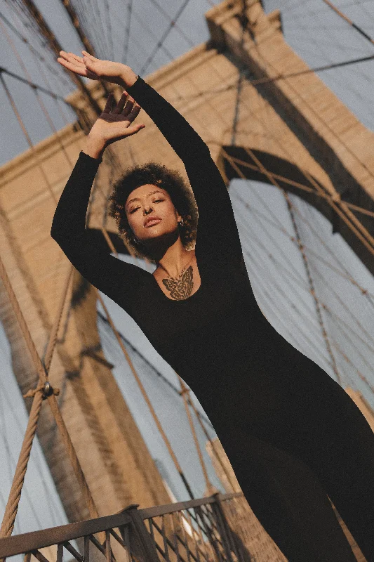 Compression Bodysuits for Post - Workout RecoveryOpen Back Jumpsuit