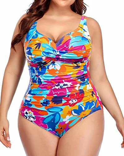 Women's Cut - Out One - Pieces in Black with Geometric Shapes for a Modern and Edgy StylePlus Size Twist Front Ruched One Piece Swimsuits Women's Tummy Control Bathing Suits Women's Cut - Out One - Pieces in Black with Geometric Shapes for a Modern and Edgy StylePlus Size Twist Front Ruched One Piece Swimsuits Women's Tummy Control Bathing Suits