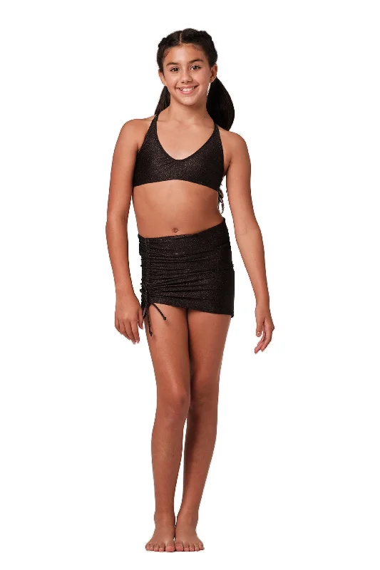 Mini - length cover ups for a more daring and youthful beach styleScrunch It - Black Glitter Mini - length cover ups for a more daring and youthful beach styleScrunch It - Black Glitter