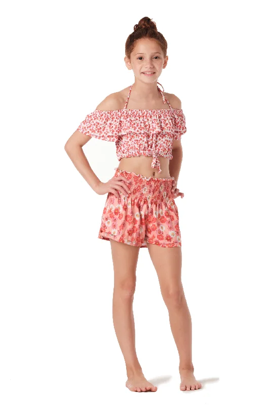 Maternity stretchy cover ups for pregnant beachgoersShort Circuit - Bouquet  (FINAL SALE)