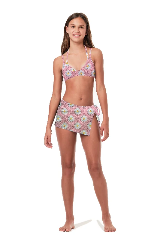 Light - blocking cover ups for privacy on the beachSkinny Mini -  Crochet Baby Pink (FINAL SALE)