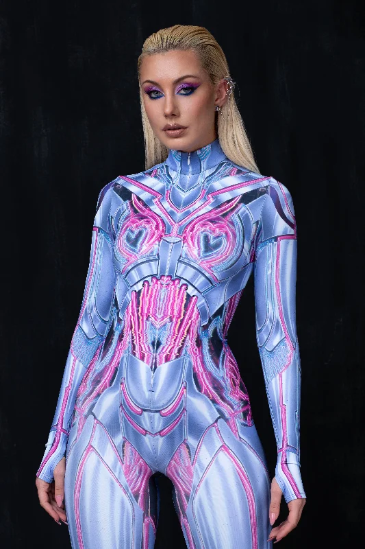High - Neck Bodysuits for a Modest and Sophisticated LookSugar Rush Costume