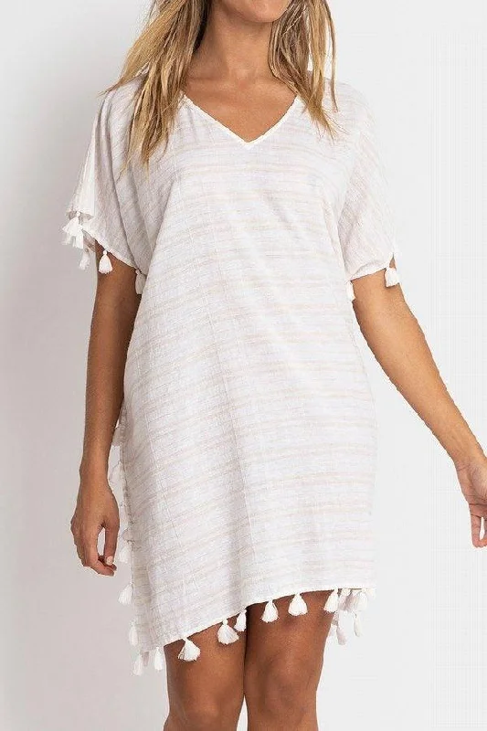 Round - neck cover ups for a classic and simple lookSunseeker SS91695 Nara Kaftan - White Round - neck cover ups for a classic and simple lookSunseeker SS91695 Nara Kaftan - White