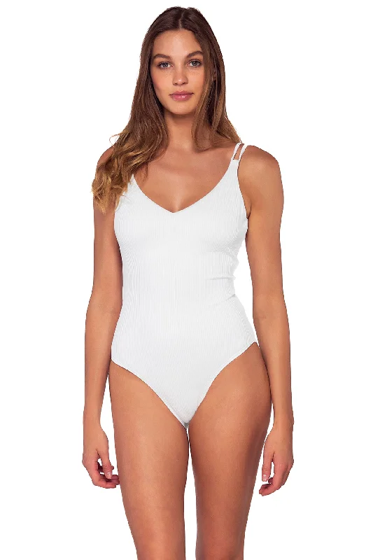 Women's Metallic One - Pieces in Silver for a Shiny and Eye - Catching Night OutfitSunsets Paloma Veronica One Piece Women's Metallic One - Pieces in Silver for a Shiny and Eye - Catching Night OutfitSunsets Paloma Veronica One Piece