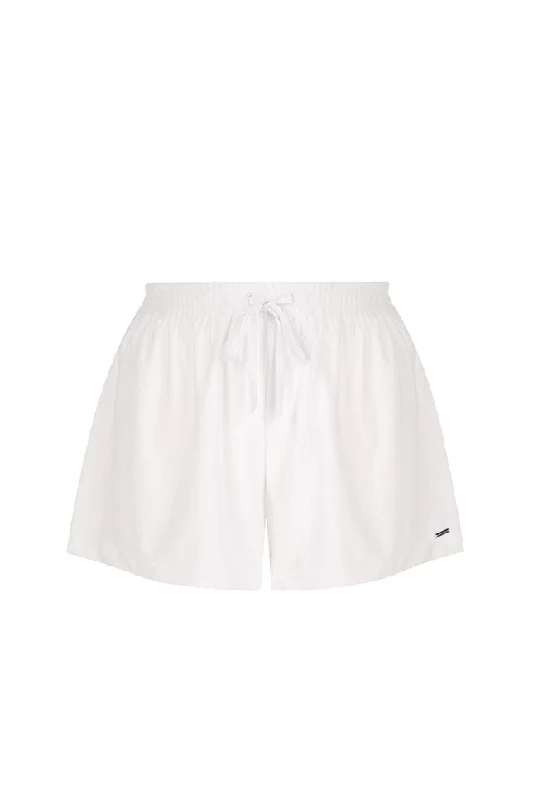 Romper - style cover ups for a trendy and functional beach optionTerry Towelling Shorts White